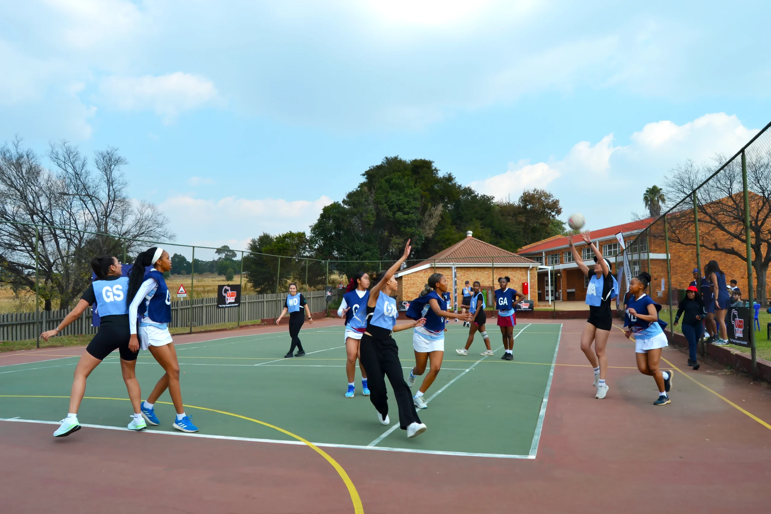 Friendly sporting action at the St Martin's Alumni Sports Day