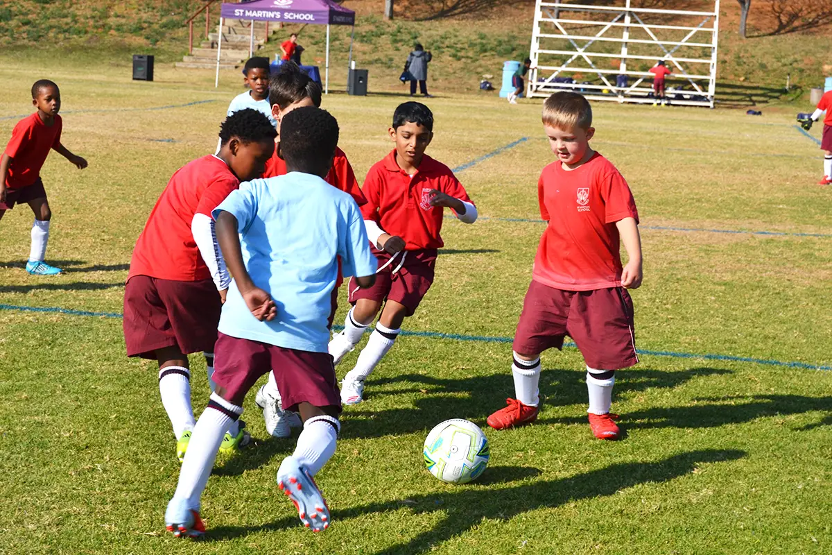 boys soccer match